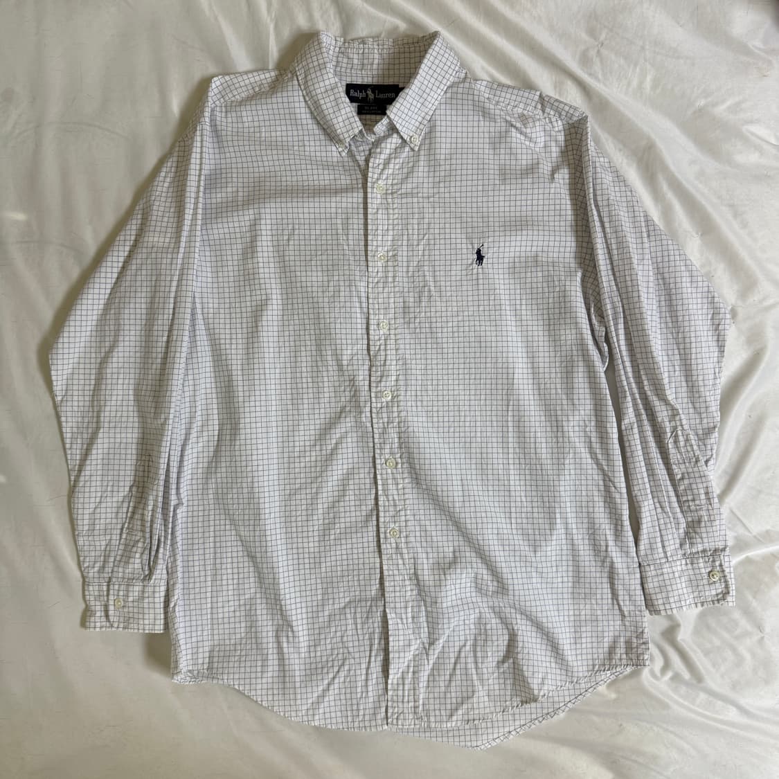 폴로 랄프로렌 체크 긴팔 셔츠 XL 상품이미지2