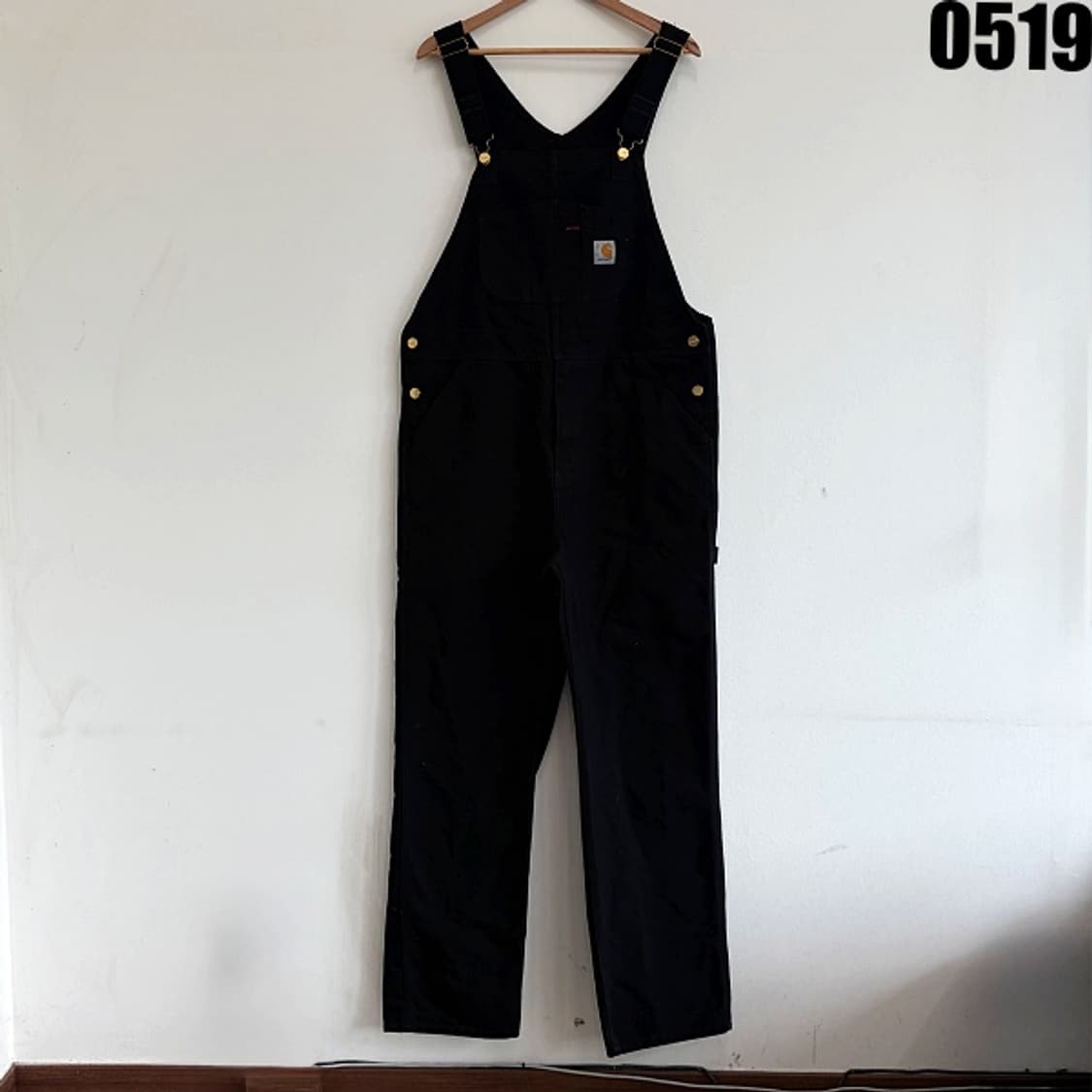 칼하트WIP 블랙 점프수트 34/32 0519 상품이미지1