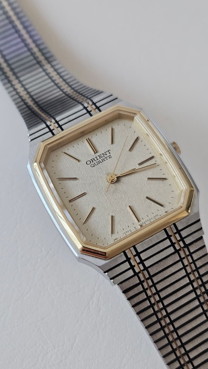 오리엔트 쿼츠 빈티지 메탈시계 상품이미지1