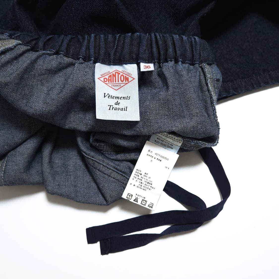 단톤 DANTON 우먼 이지 데님 팬츠 상품이미지6