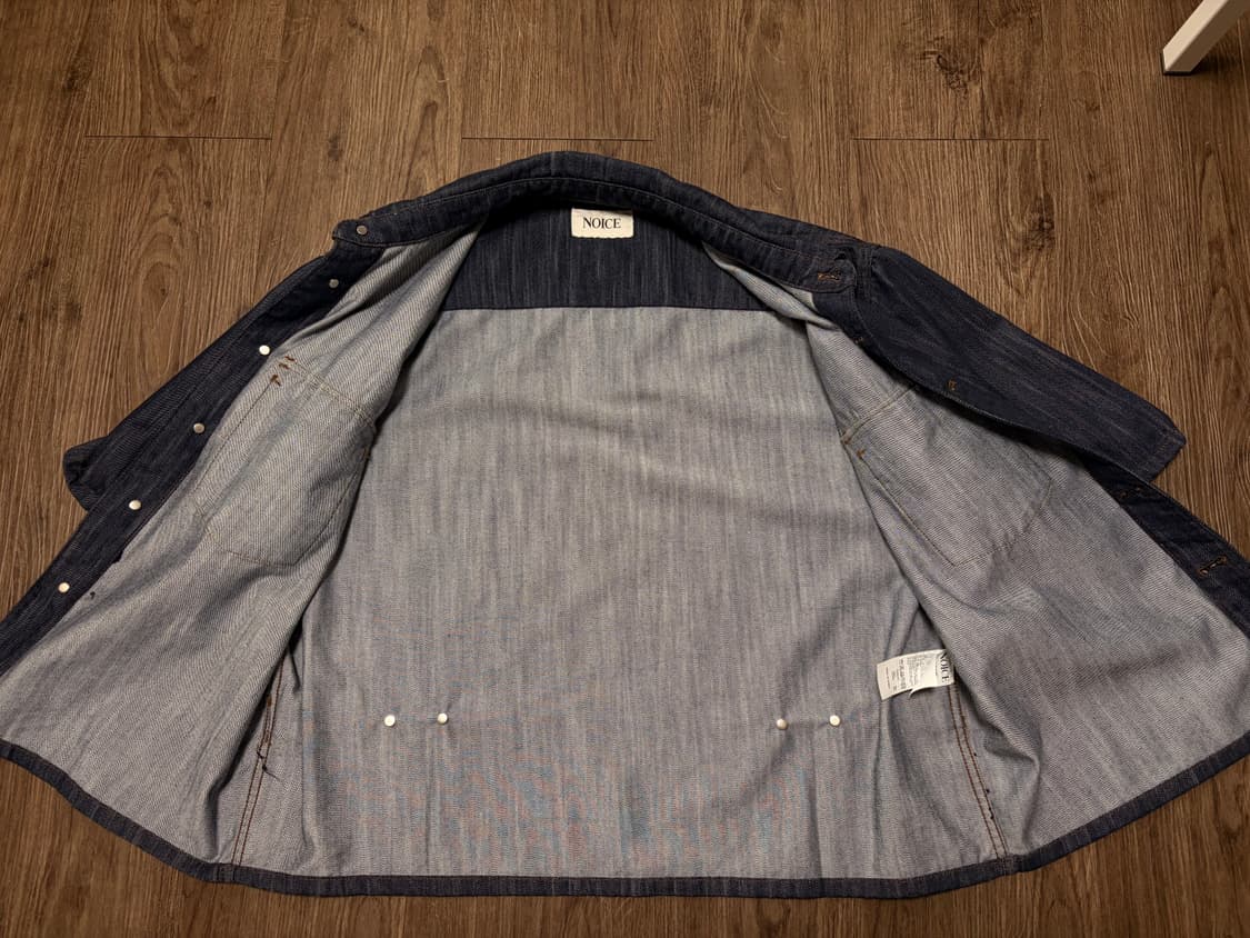 노이스 noice 데님 반팔 자켓 denim half jacket 상품이미지5