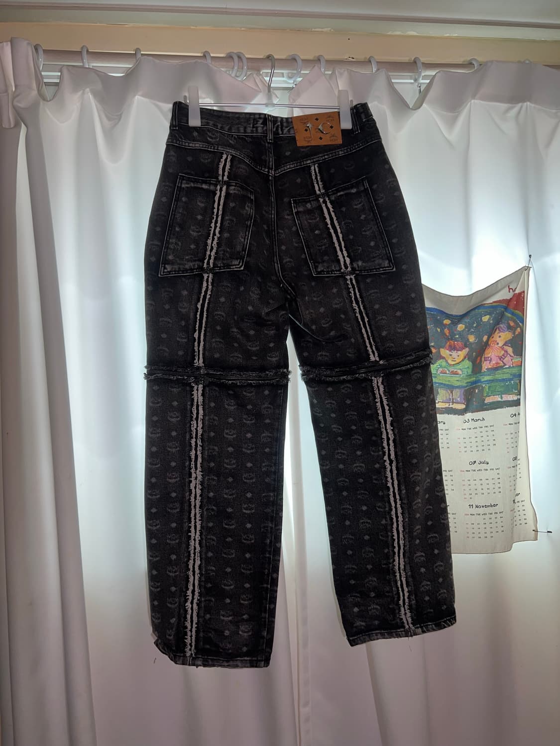 thug club X McM 데님 블랙  상품이미지2