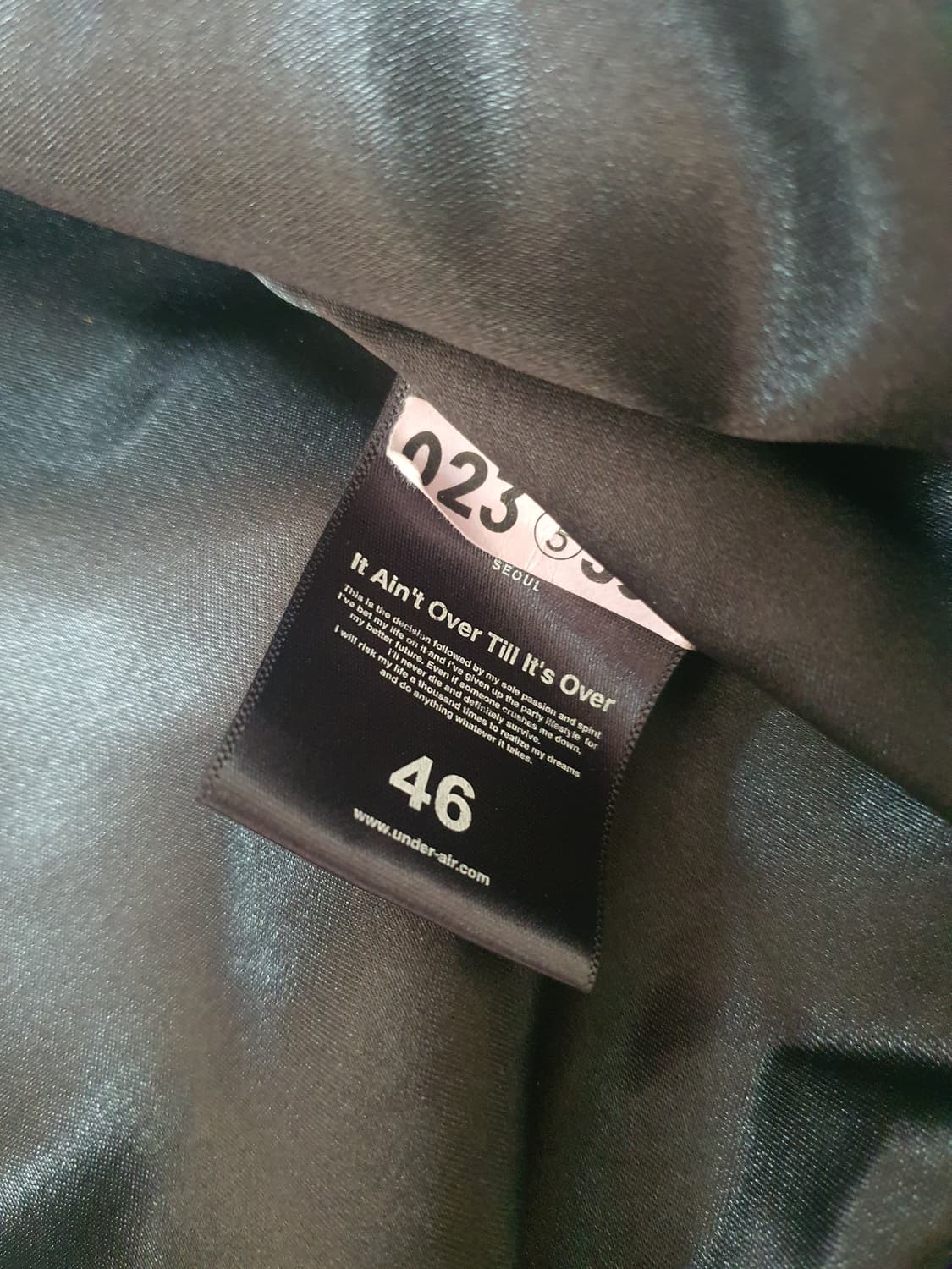 언더에어 벨벳 스카쟌 사이즈 46 상품이미지6