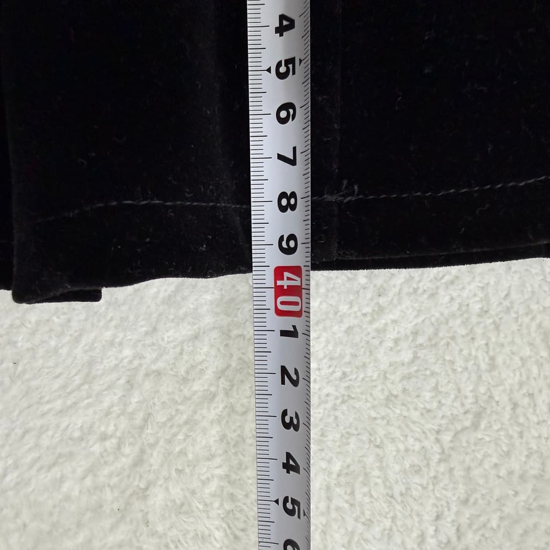 실측확인 빈티지 벨벳 미니 스커트 0325T 상품이미지5