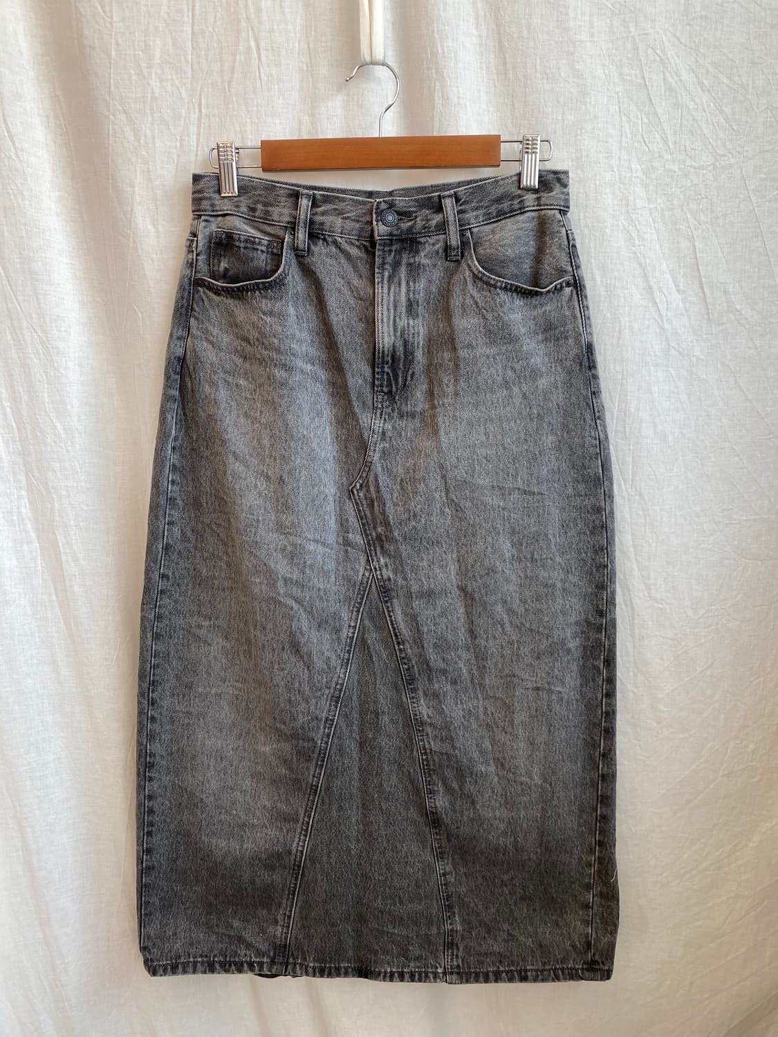 UNIQLO 흑청 데님스커트(27) 상품이미지1