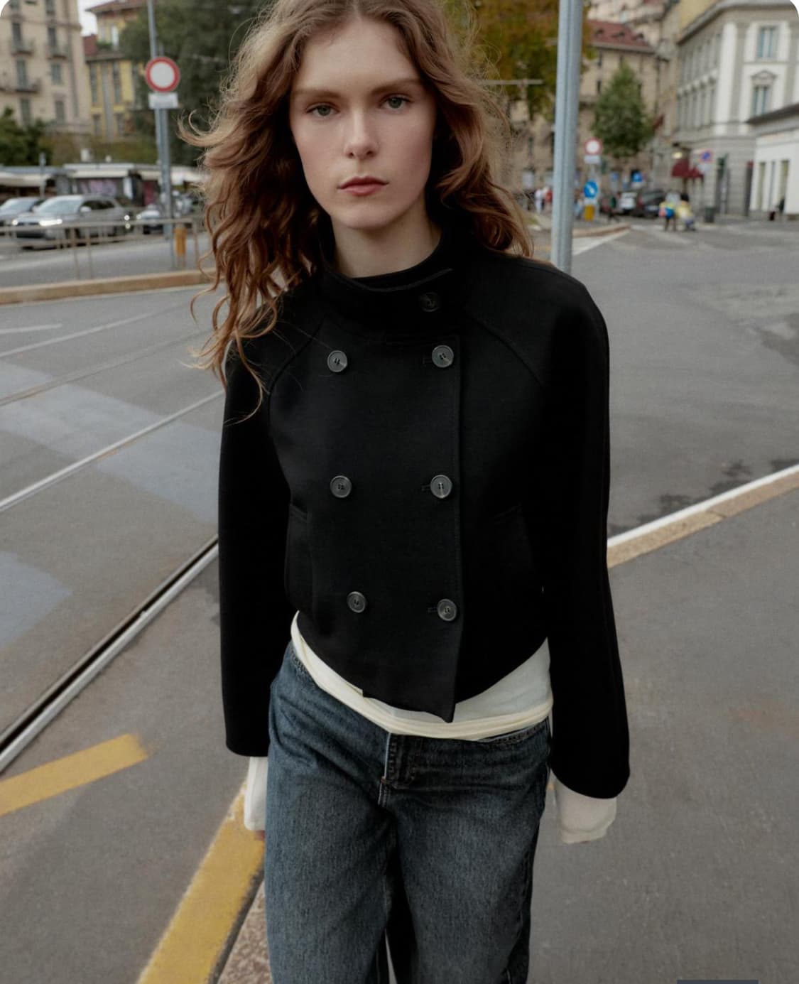 자라 더블 코트 상품이미지4