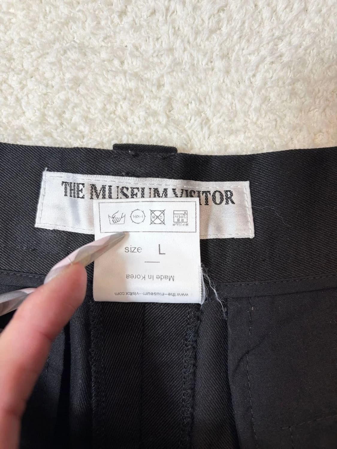 더뮤지엄비지터 베를린 서울 와이드 팬츠 PN6064 상품이미지8