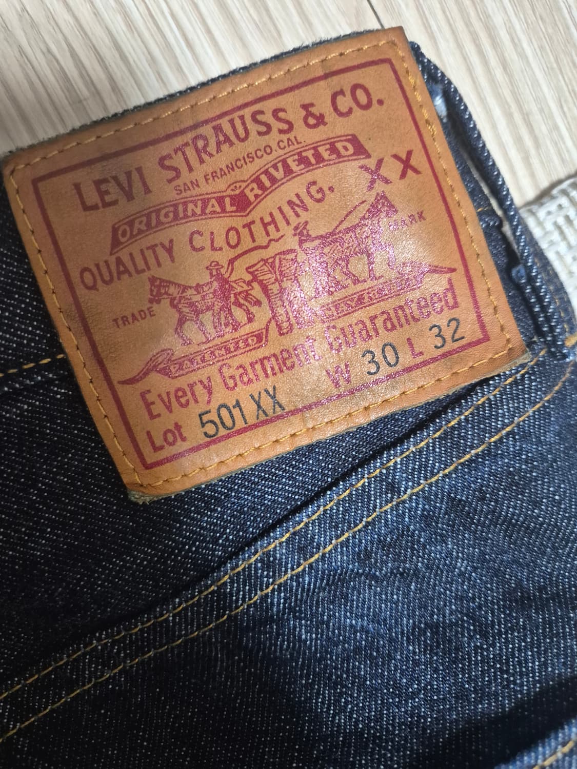 리바이스 lvc 1947 501 (47501) 리지드 청바지 30 상품이미지5