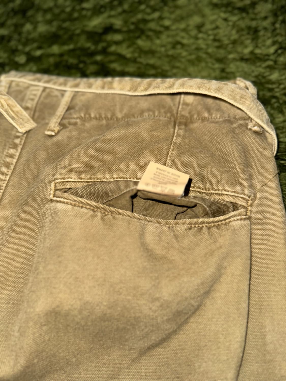 [2] Kapital 캐피탈 스트랩 패널 워시드 헤비 코튼 팬츠 상품이미지9