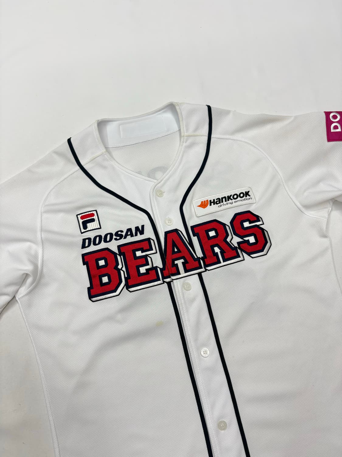 2XL kbo 휠라 두산베어스 양의지 어센틱 홈 유니폼 야구 져지  si 상품이미지6