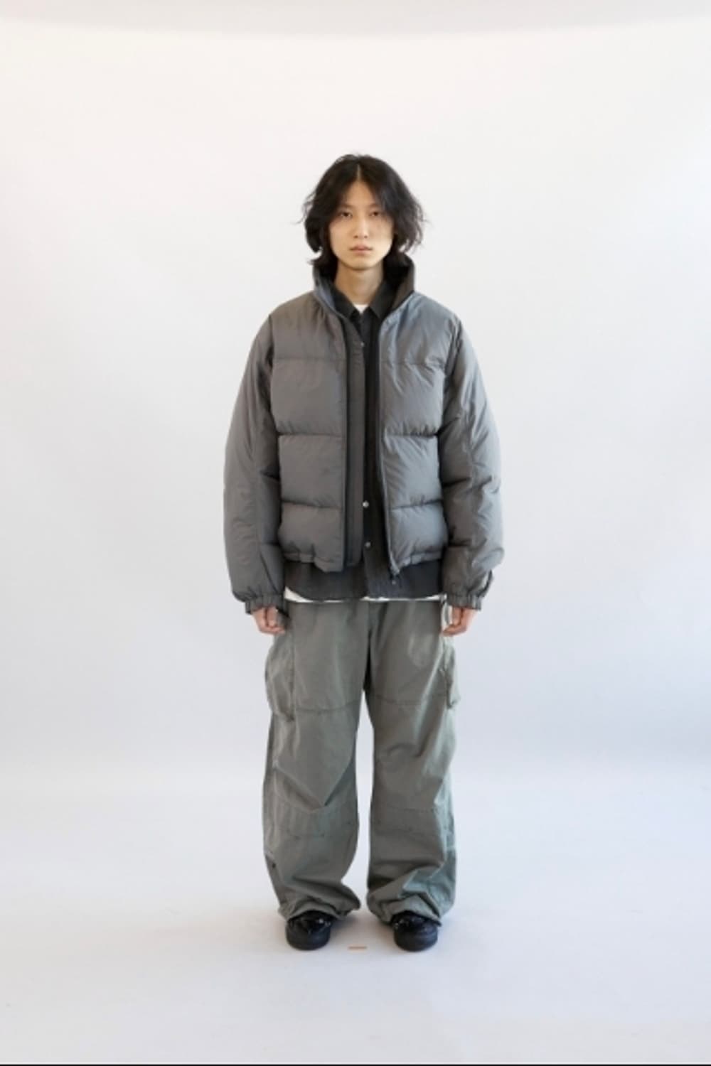 해칭룸 VTG 푸퍼 자켓 카키그레이 3(M) 상품이미지3