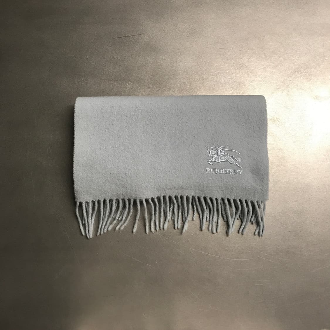 버버리 정품 램스울 머플러 블루 상품이미지2