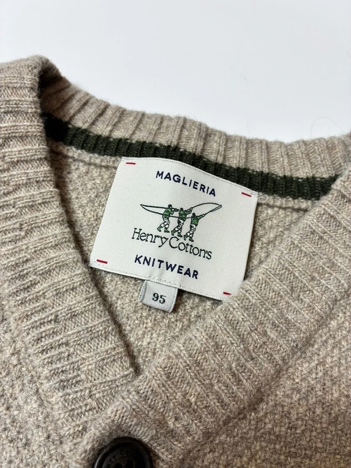 헨리코튼 22FW 트윌 헨리넥 니트 베스트 PN8800 상품이미지6