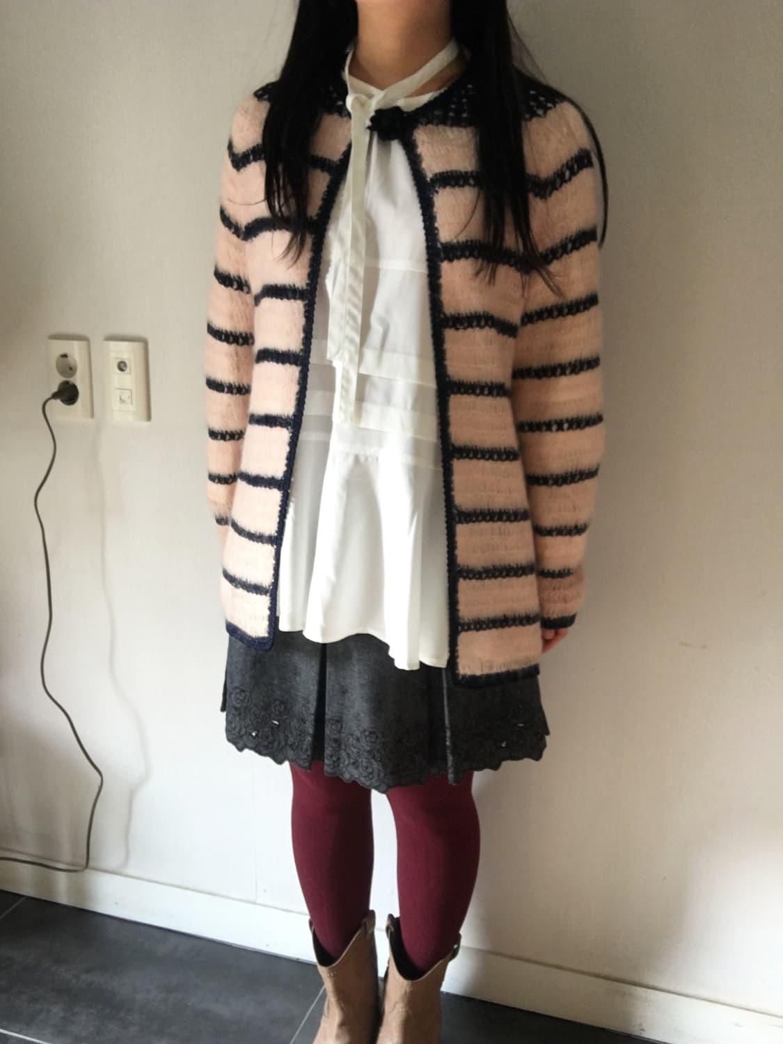 striped mohair cardigan 모헤어 가디건 상품이미지2