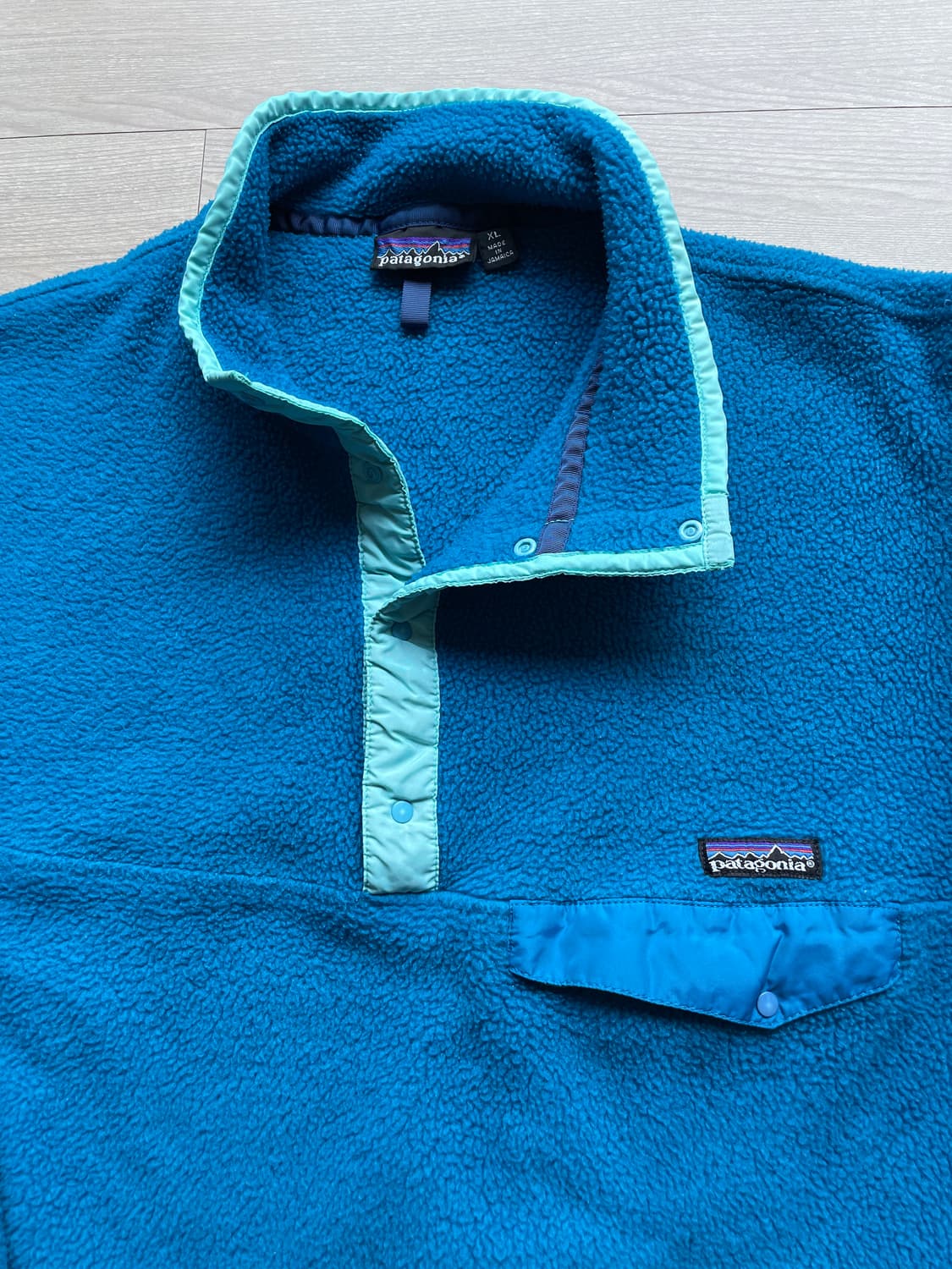 90s 파타고니아 신칠라 블루 rare 빈티지 상품이미지4