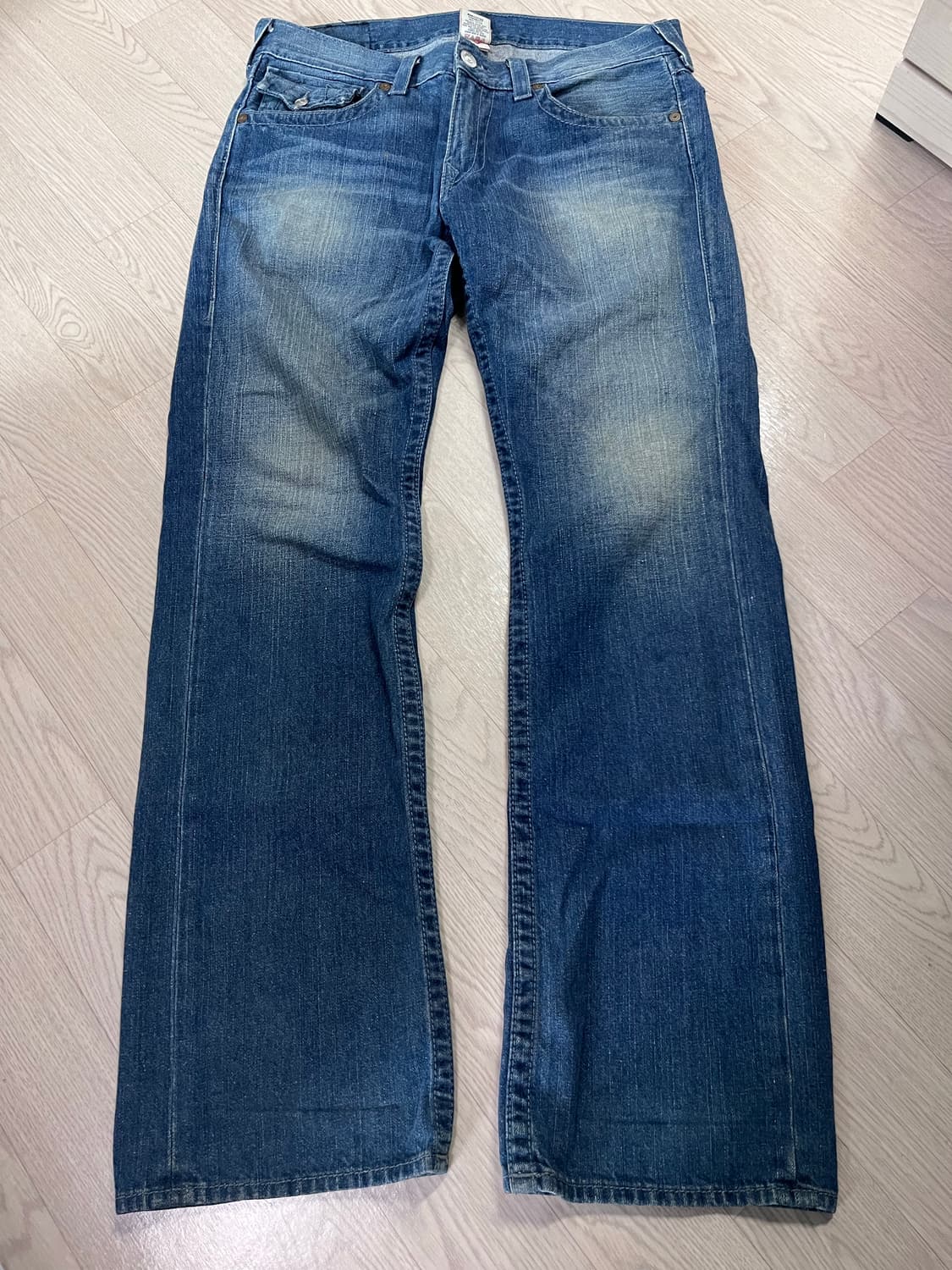 트루릴리전 로우라이즈 워싱 데님팬츠 34 상품이미지2