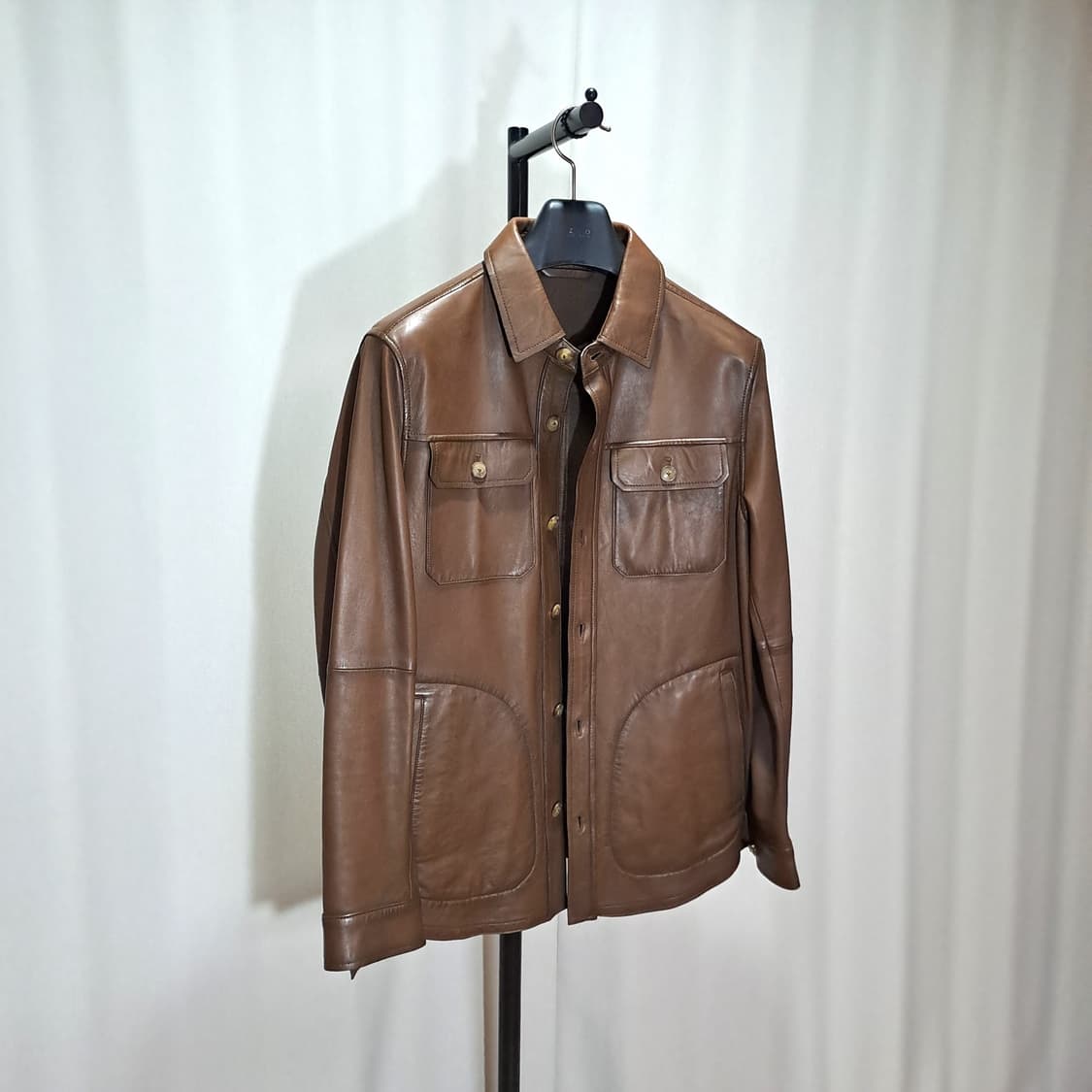 (택포) 마시모두띠 양가죽 아우터 셔츠형 자켓 95-100 B685 상품이미지2