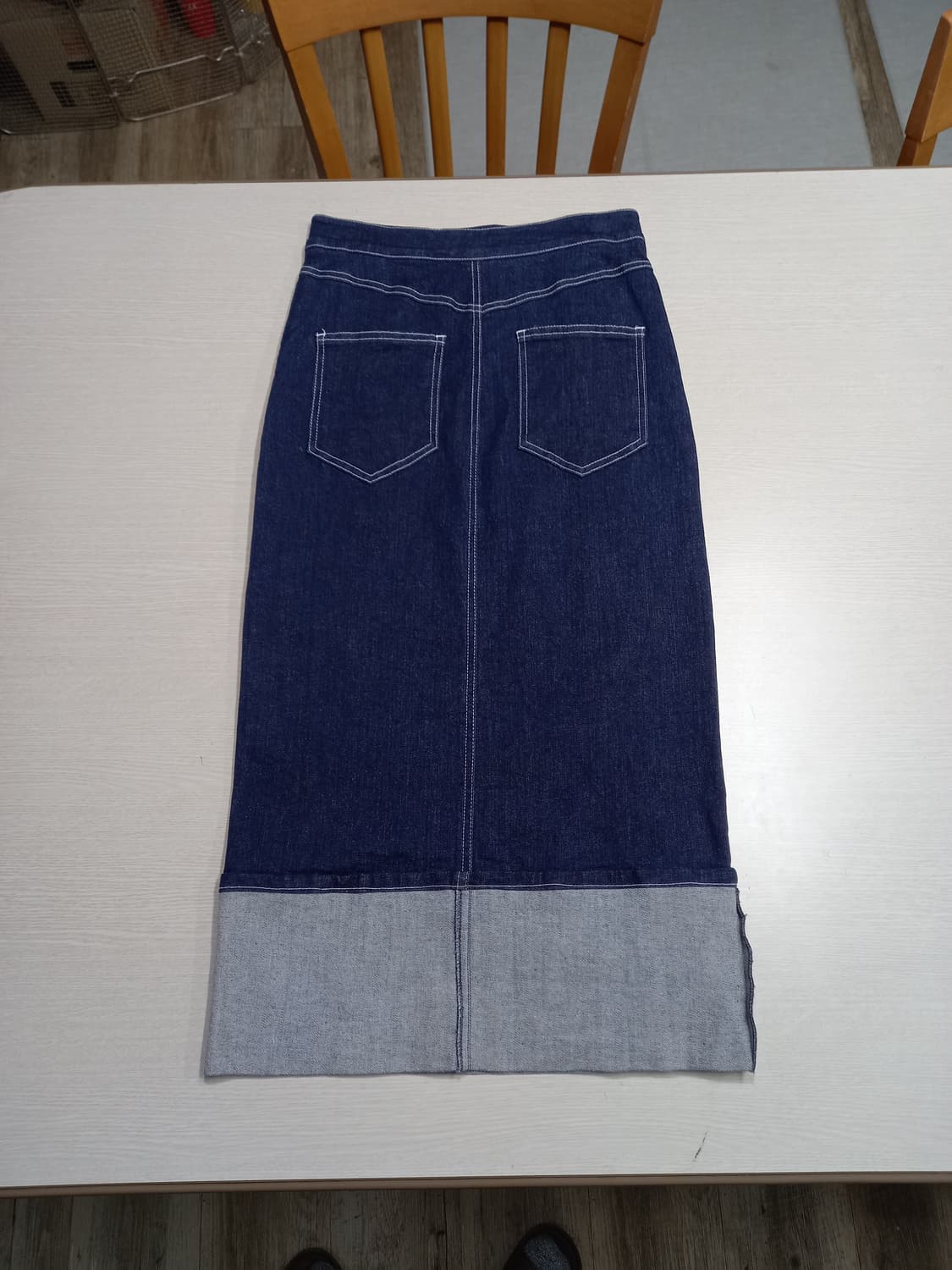 25 REFIND 902 Kor 스판 데님 미디스커트 25-296 상품이미지2