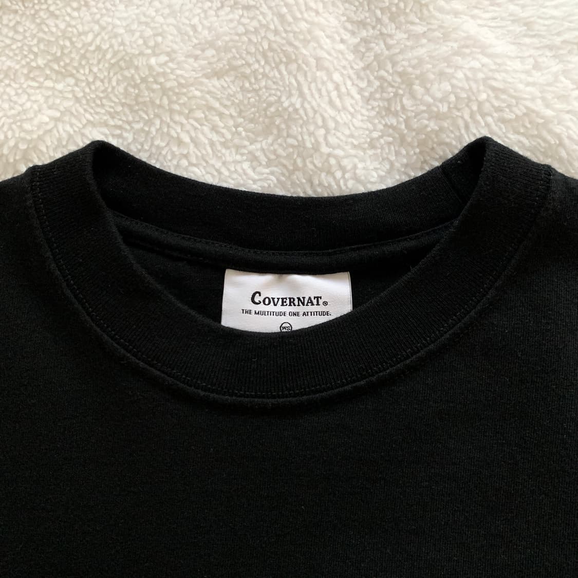 커버낫 COVERNAT 화이트 로고 반팔 티셔츠 상품이미지4