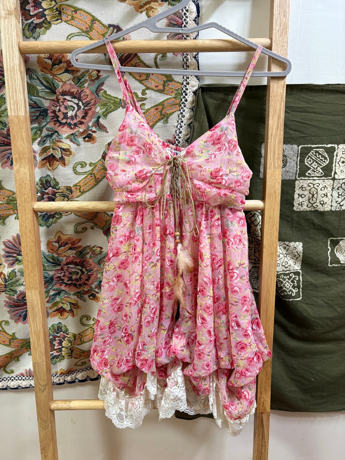 remix doll 모리 히메갸루 대장급 로즈패턴 슬리브리스 상품이미지1