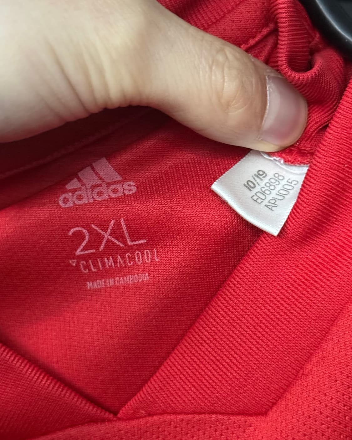 아디다스 맨유 맨체스터 유나이티드 축구 유니폼 18-19 2XL 반팔 티 상품이미지7