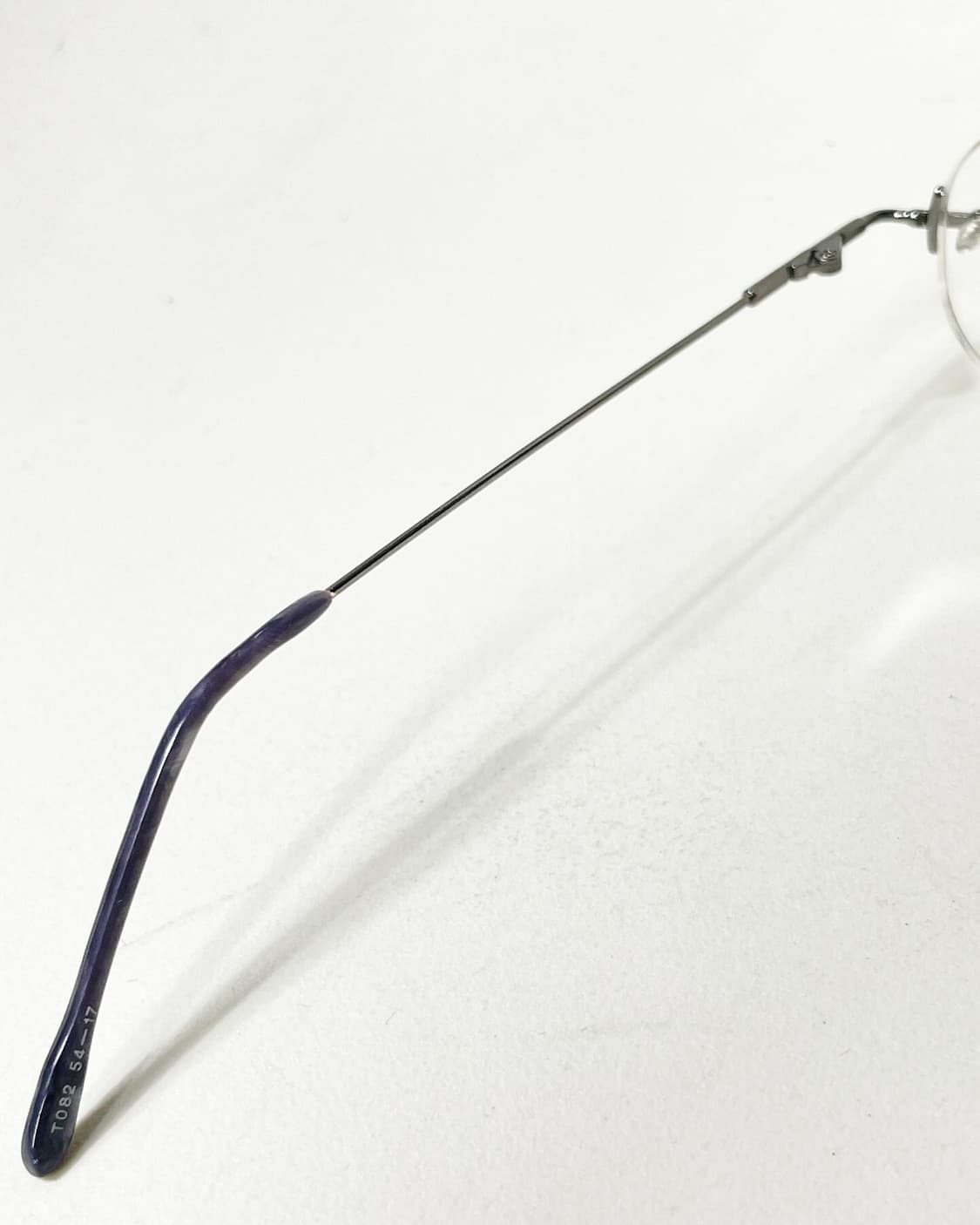 90s 미국제 White Cat 무테 라운드 안경 상품이미지7