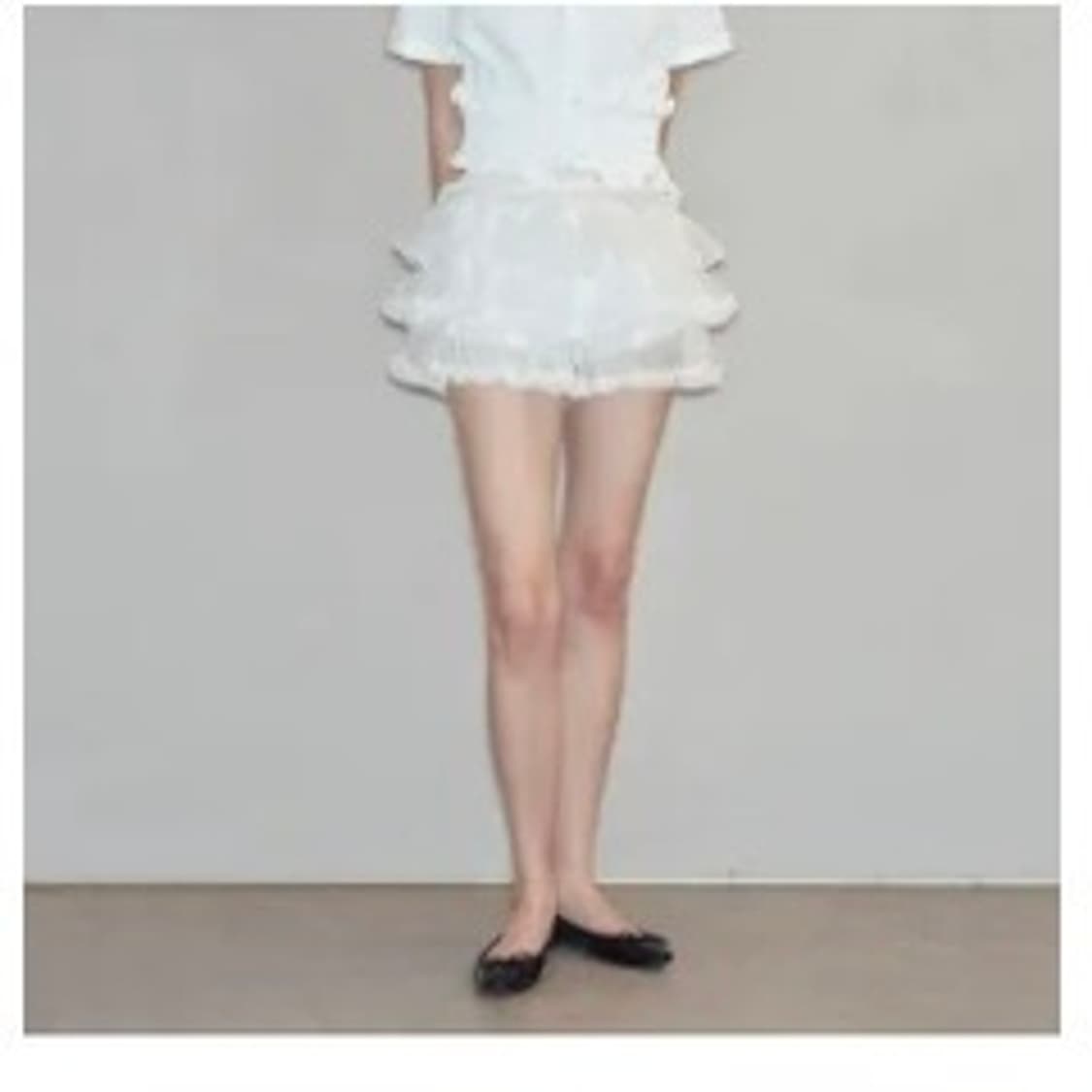 오로 프릴 레이스 팬츠스커트 상품이미지1