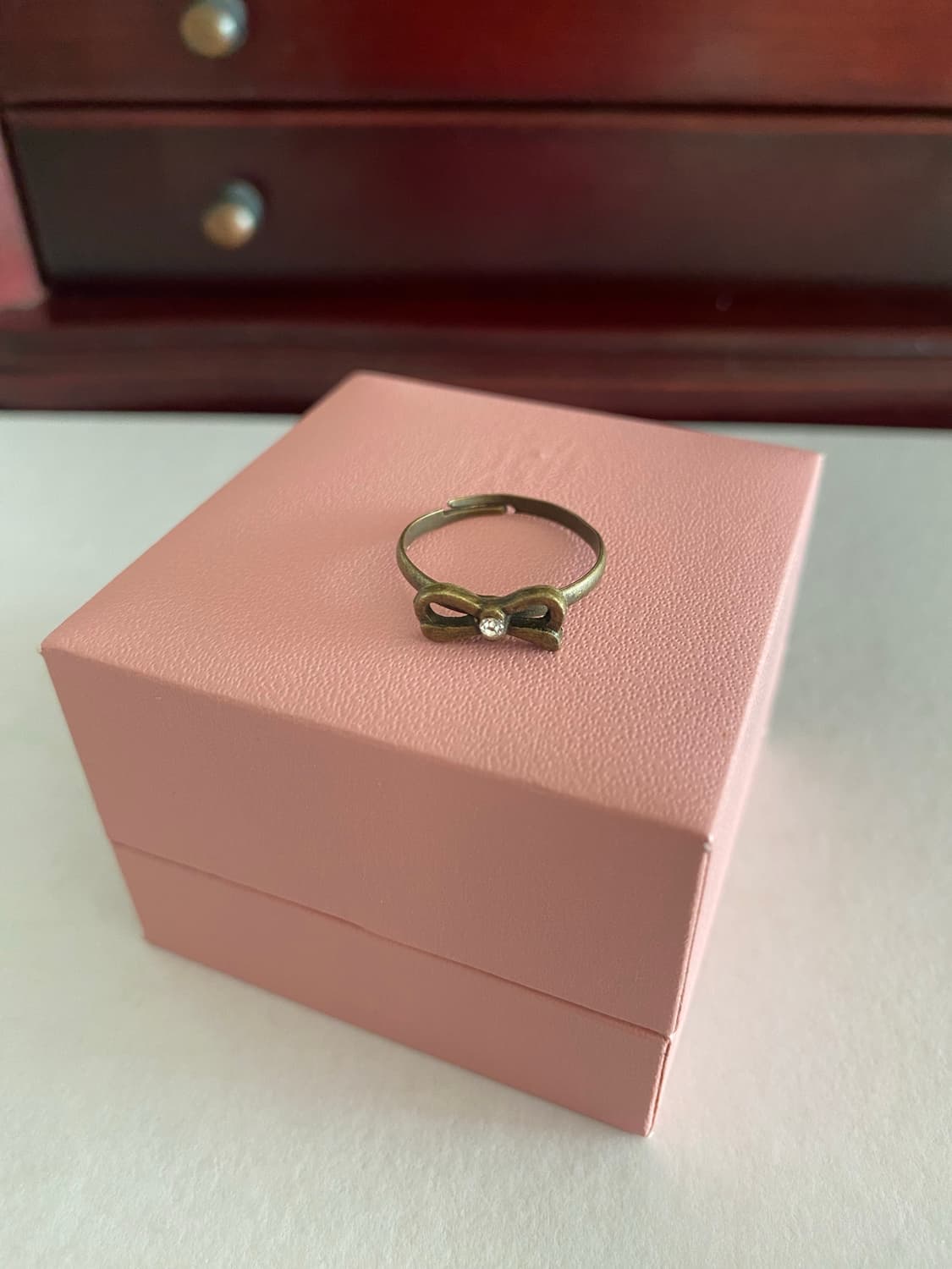 수입 빈티지 리본 반지 상품이미지4