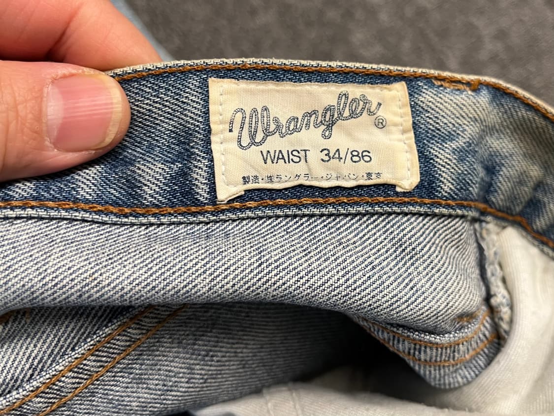 [34] 랭글러 빈티지 데님 워싱진 상품이미지4