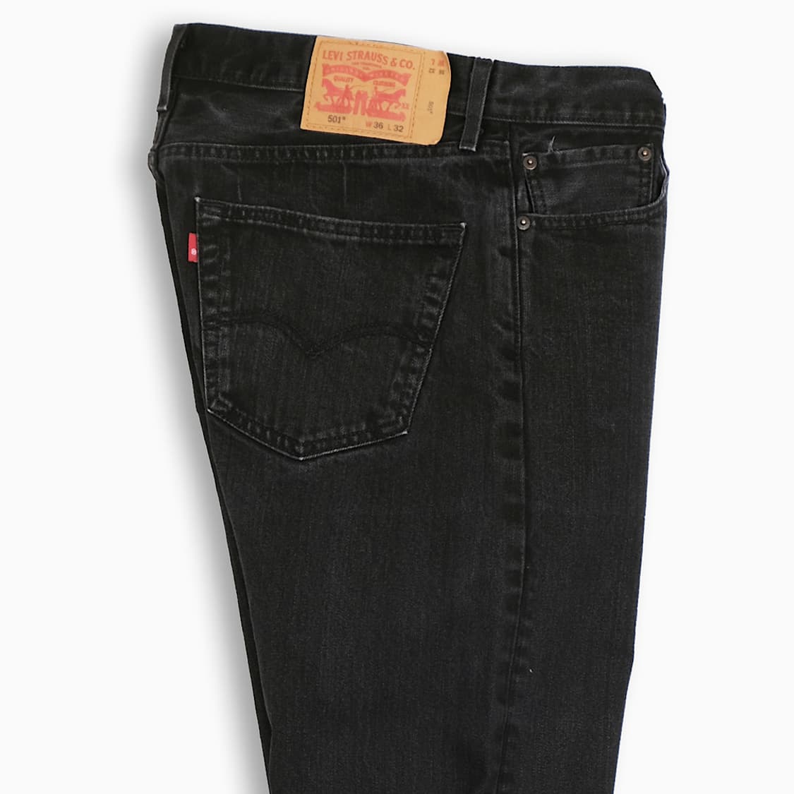 빈티지 리바이스 501 흑청 35 인치 LV50136522 상품이미지5
