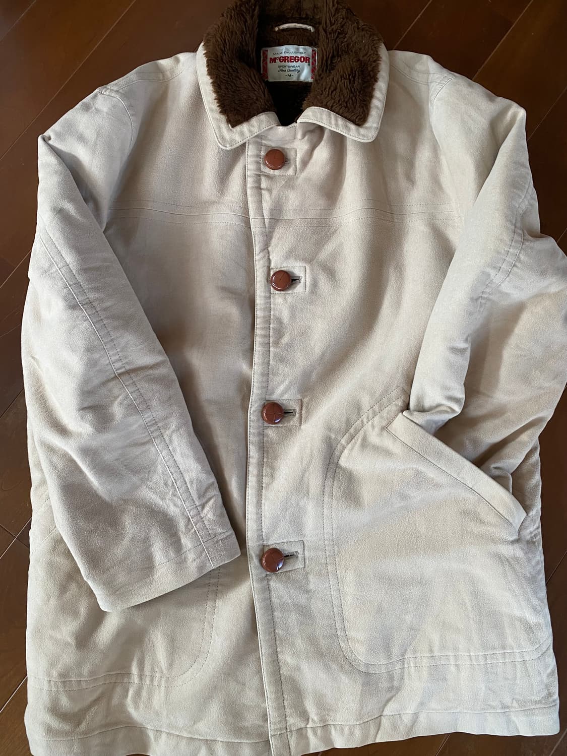 McGREGOR Sportswear 보아 안감 베이지 코트 (M) 상품이미지2