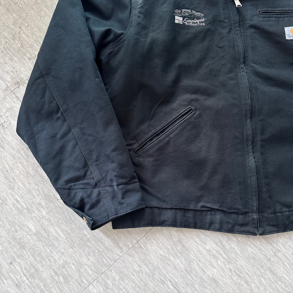 00s 칼하트 J01 48 디트로이트 블랙 MADE IN USA 상품이미지8