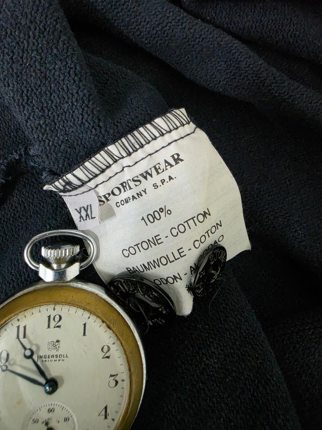 98AW 스톤 아일랜드 그린 엣지 네이비 버튼업 상품이미지7