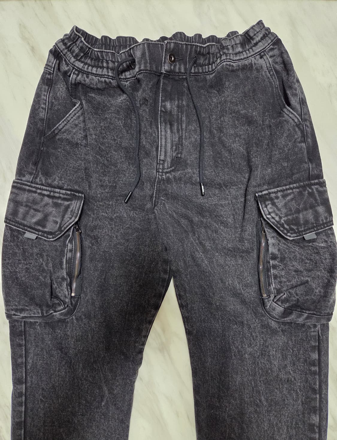 스타터 카고 워싱 조거 데님팬츠 상품이미지5