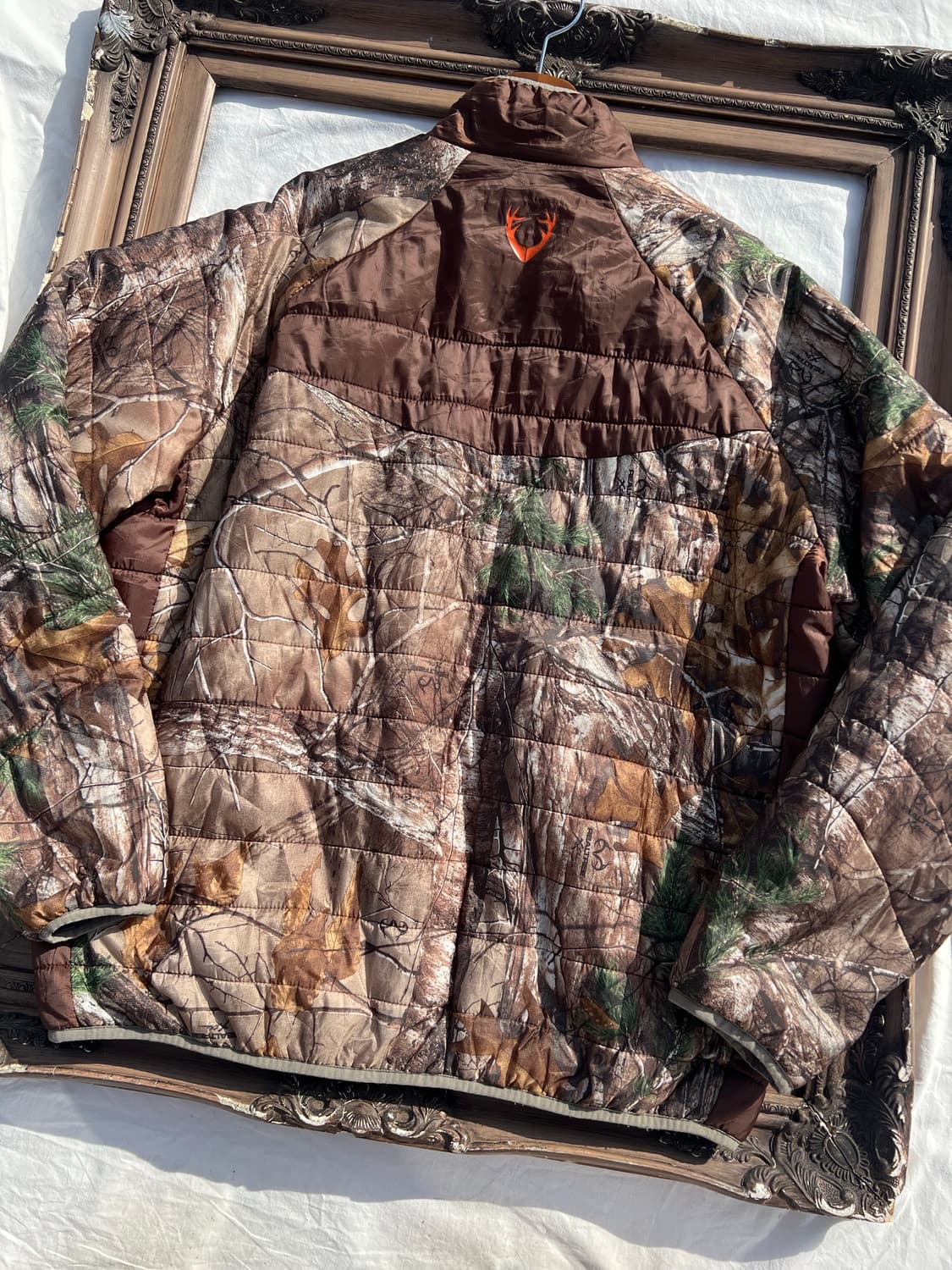 헌팅패턴 라이트패딩 자켓 상품이미지6