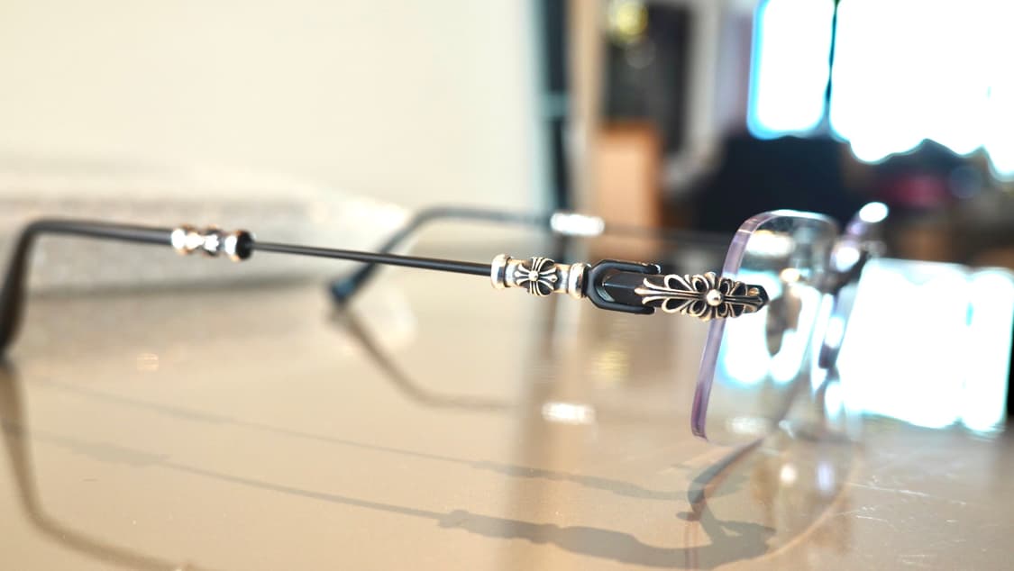 크롬하츠 필스3 블랙/실버 무테안경 상품이미지3