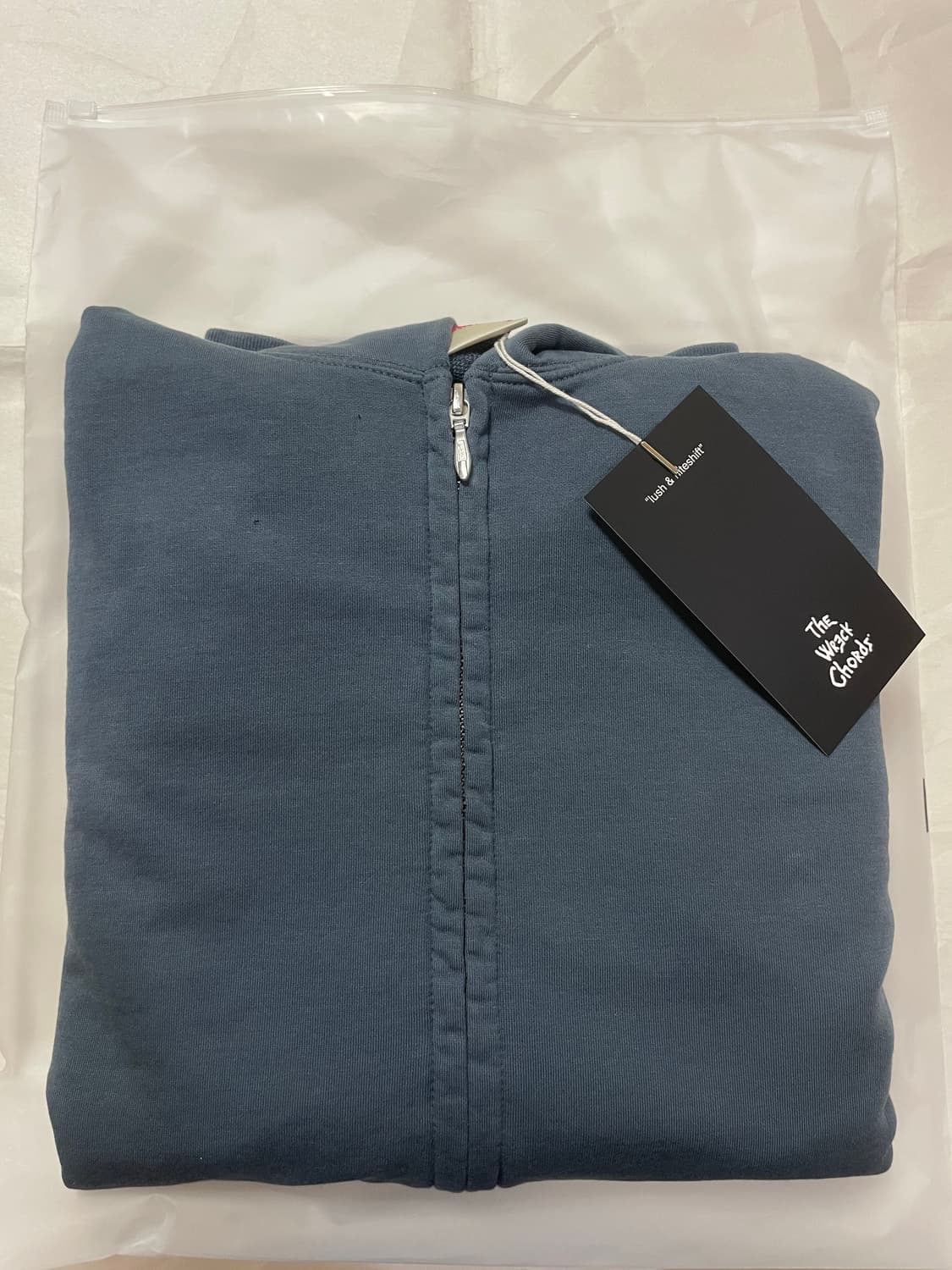 뤡코즈 후드집업 블루 2사이즈 판매 상품이미지3