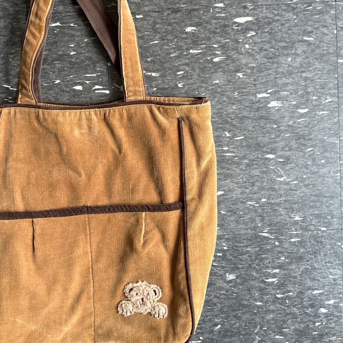 테디 베어 토트백 (BROWN) 상품이미지2