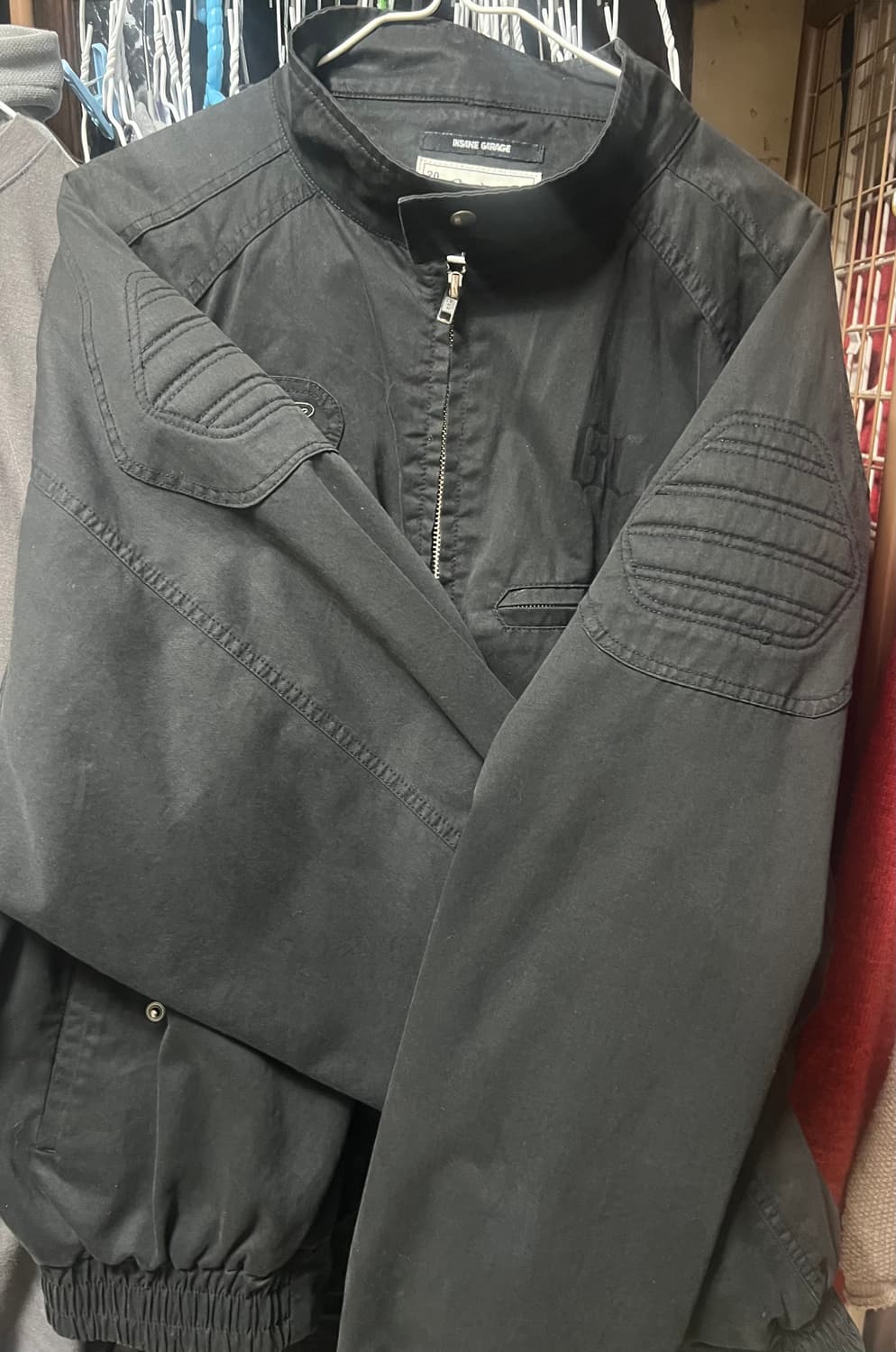 인세인개러지 해링턴자켓 블랙 2사이즈 상품이미지5