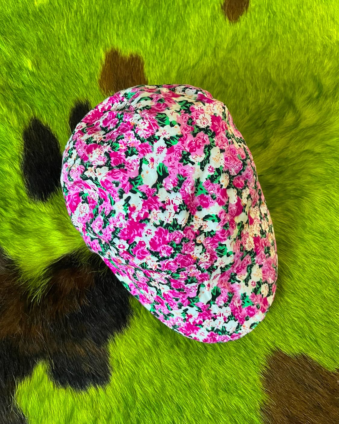 Jpn Vintage Floral Graphic Hunting Cap 상품이미지5