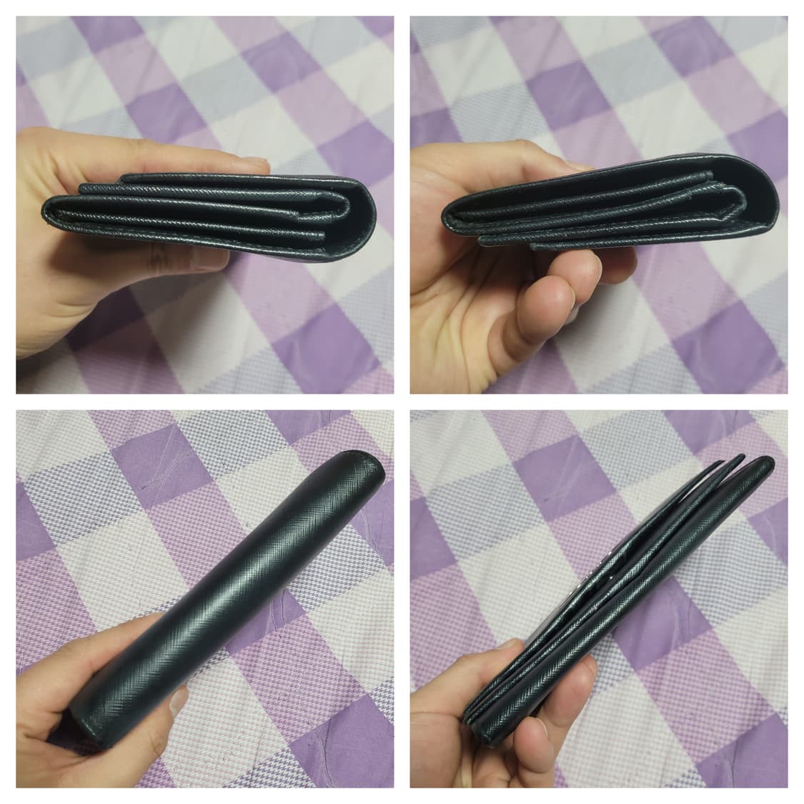 페라가모 여성용 블랙 장지갑 상품이미지7