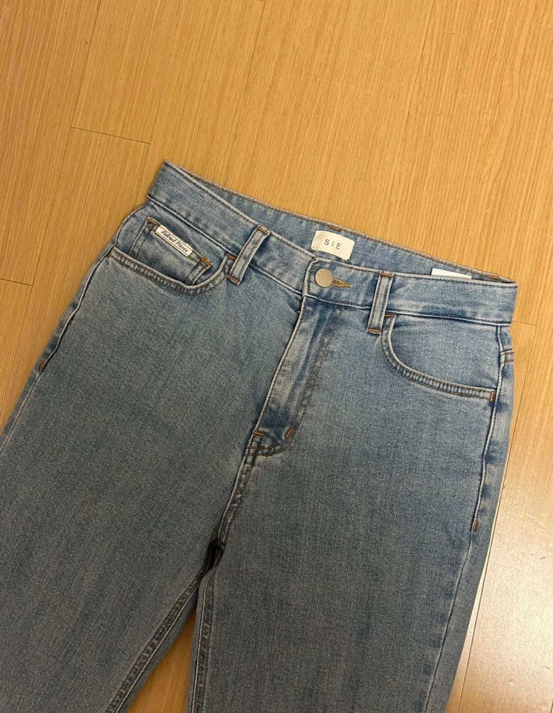 시에 SIE 버킨 세미 부츠컷 데님 롱 S 상품이미지4