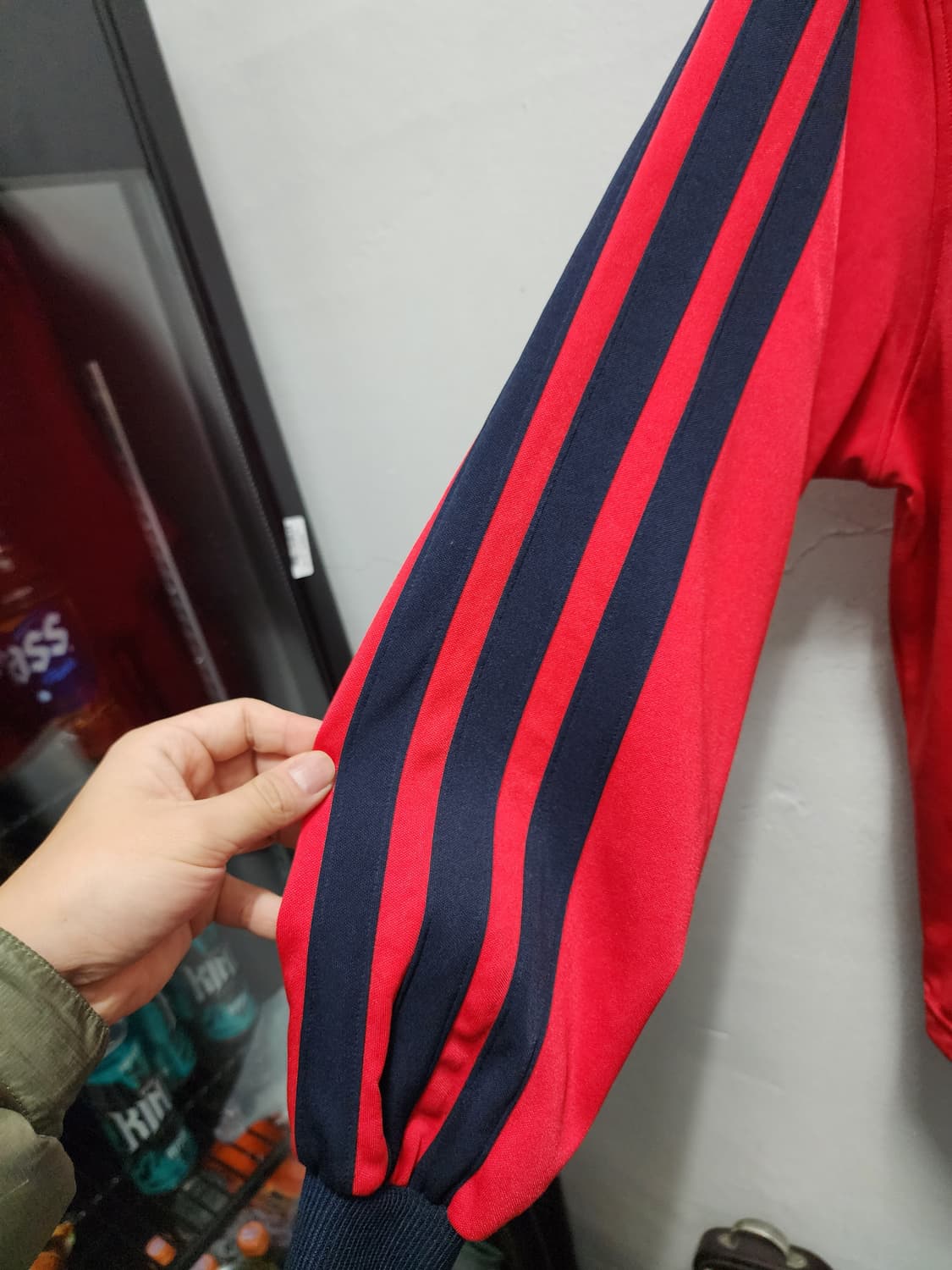 아디다스 일본판 올드스쿨 레드 져지 트랙탑 상품이미지3