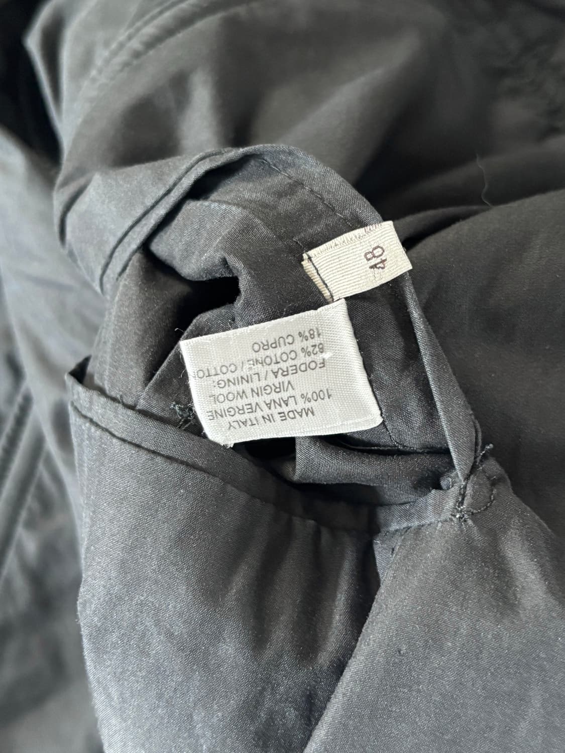 BOTTEGA VENETA 보테가 베네타 블랙 피 코트 상품이미지8