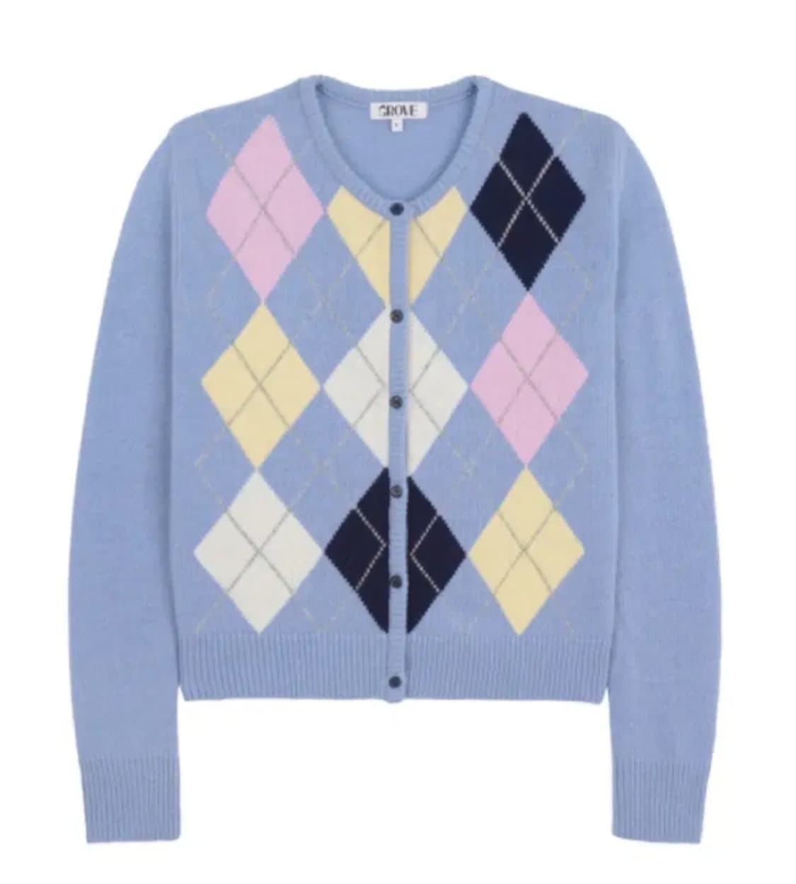 그로브스토어 아가일 가디건 상품이미지1