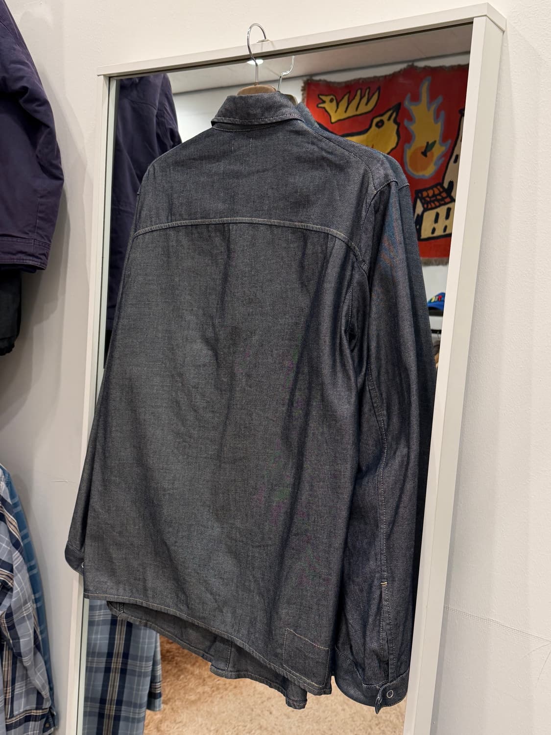 00s Levis 리바이스 엔지니어드 리오셀 데님 셔츠 상품이미지5