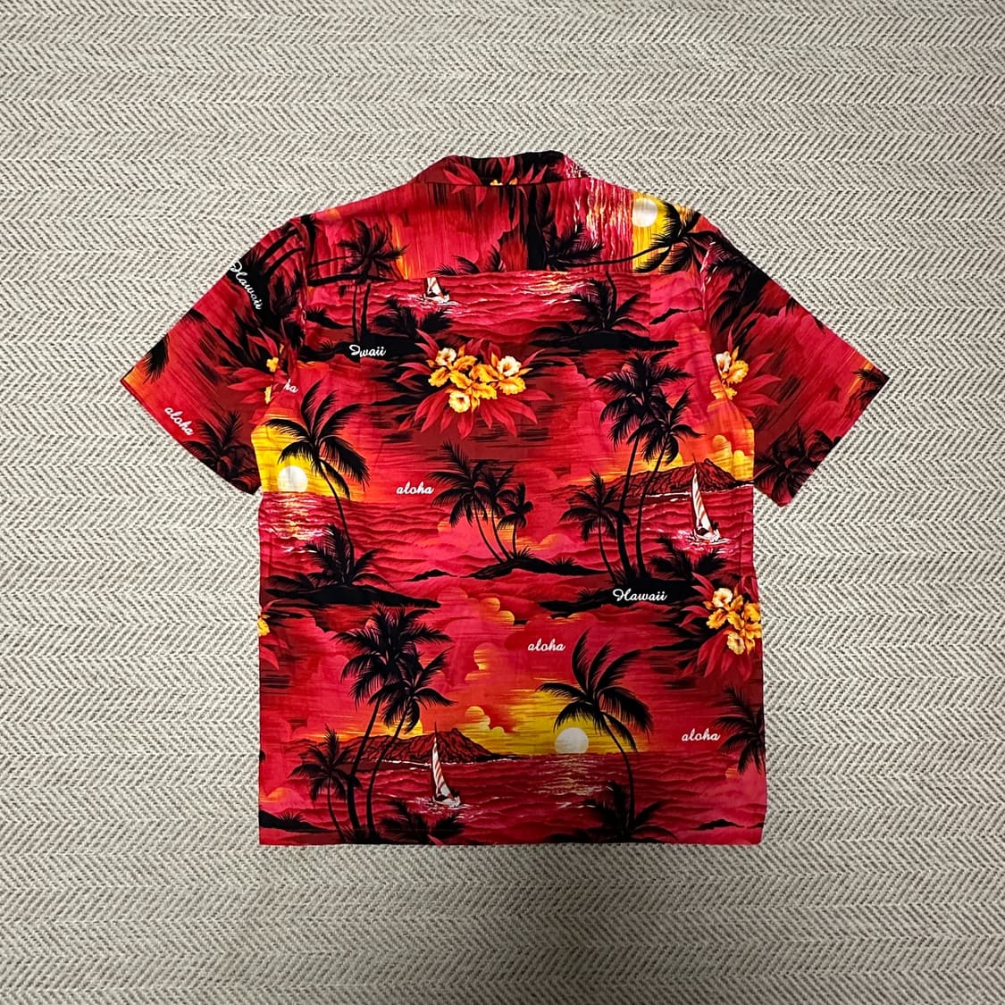 VINTAGE usa made hawaiian shirt 상품이미지2