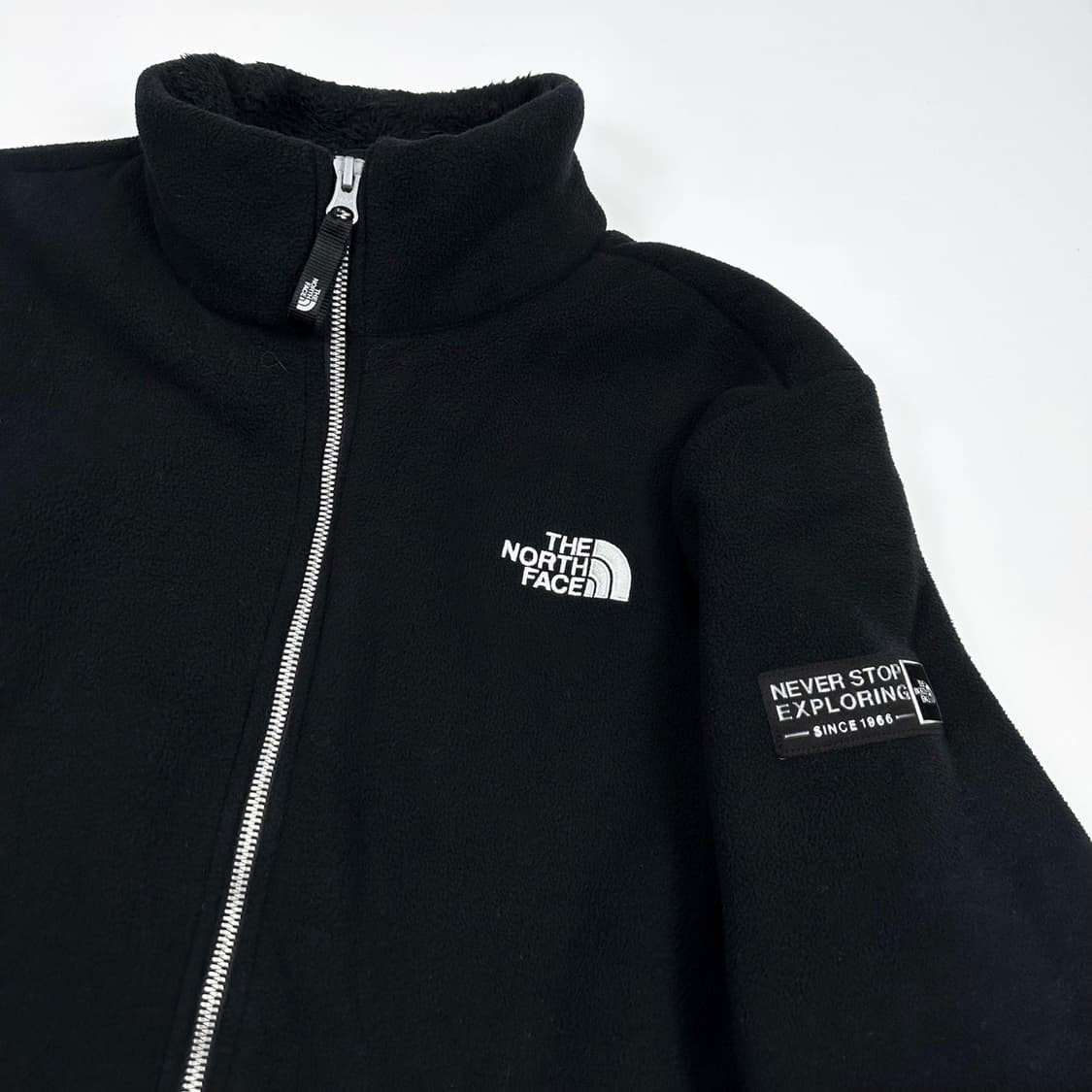 노스페이스 화이트 라벨 블랙 후리스 자켓 (L) 상품이미지3