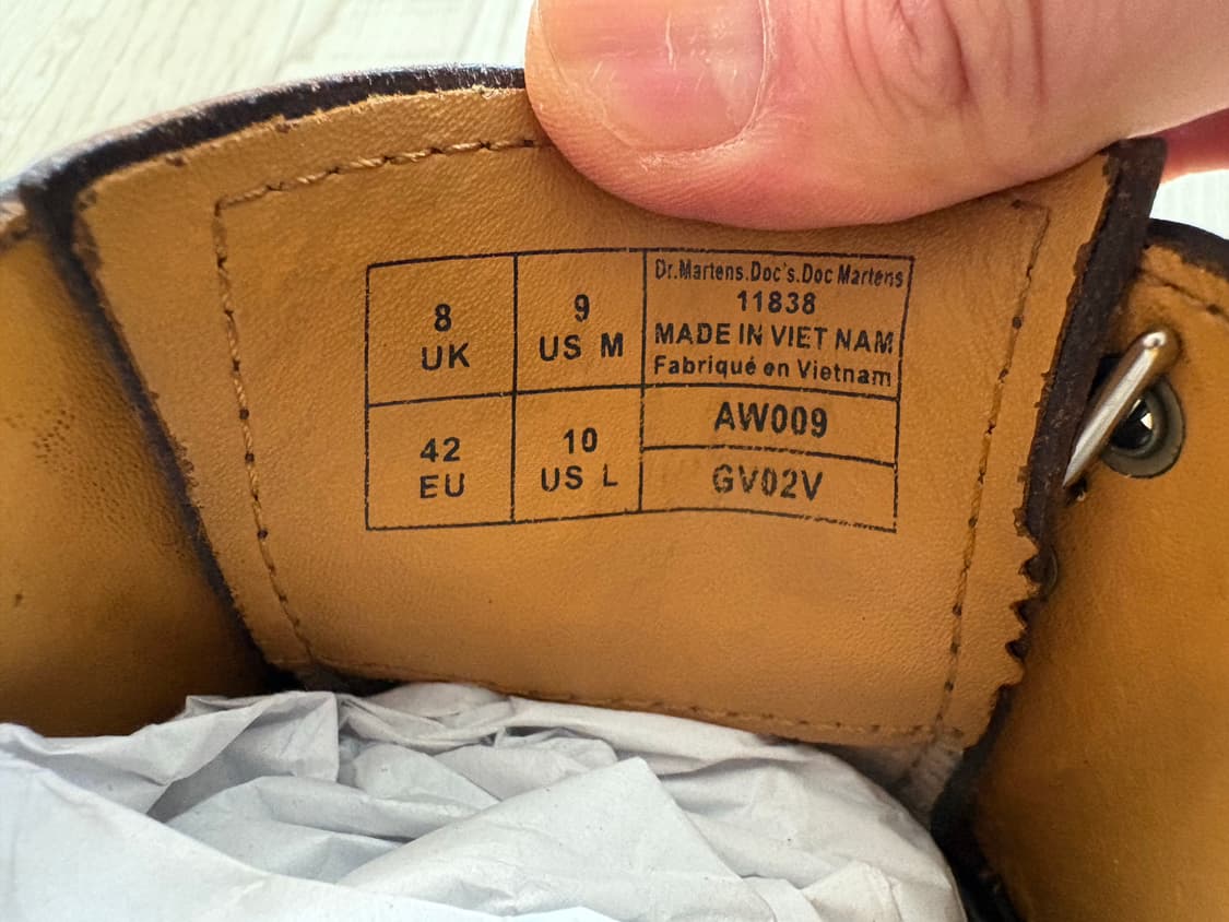 닥터마틴 1461 3홀 크레이지홀스 270 상품이미지7