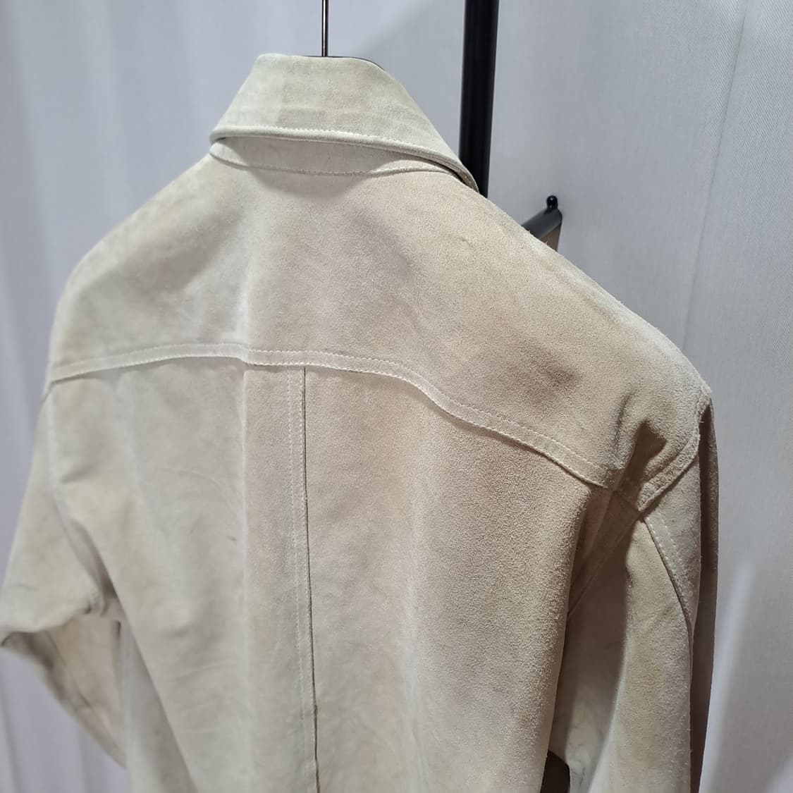 (택포) 메드 인 프랑스 REBELLE 스웨이드 아우터셔츠 M B744 상품이미지5